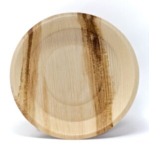 10 inch round standard palm leaf plate — Ecodyne wholesale tableware manufacturer