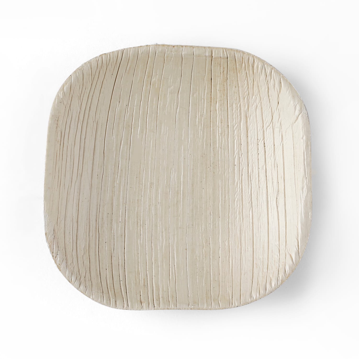 4 inch square classic palm leaf plate — Ecodyne wholesale tableware manufacturer