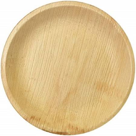 10 inch round classic palm leaf plate — Ecodyne wholesale tableware manufacturer