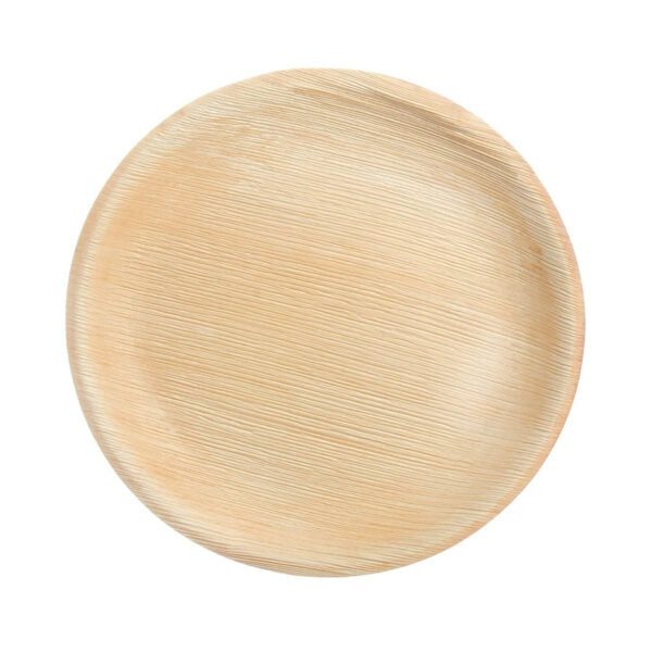 6 inch round classic palm leaf plate — Ecodyne wholesale tableware manufacturer