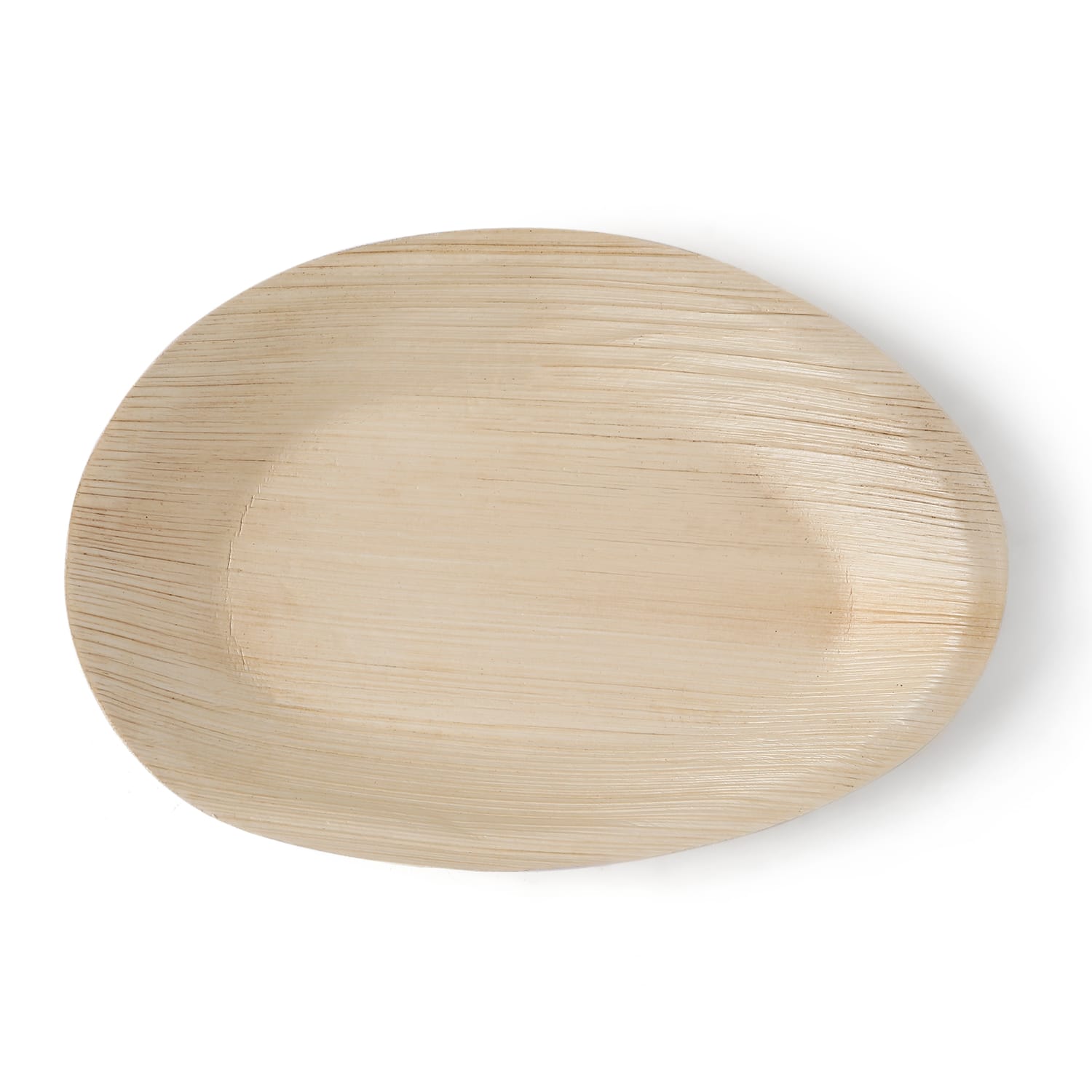 Palm leaf oval tray Small 10 by 6 inch — Ecodyne wholesale catering manufacturer
