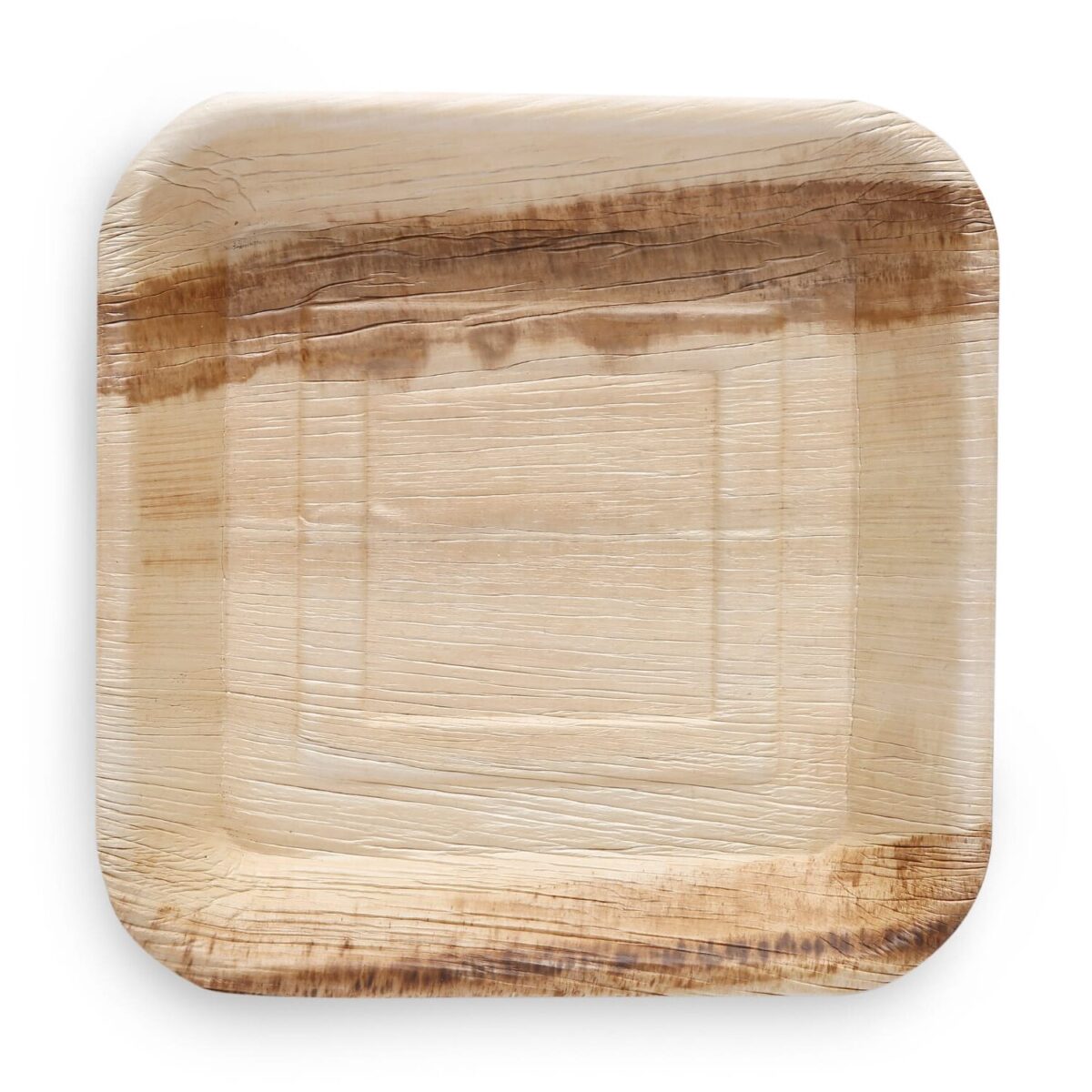 8 inch square standard palm leaf plate — Ecodyne wholesale tableware manufacturer