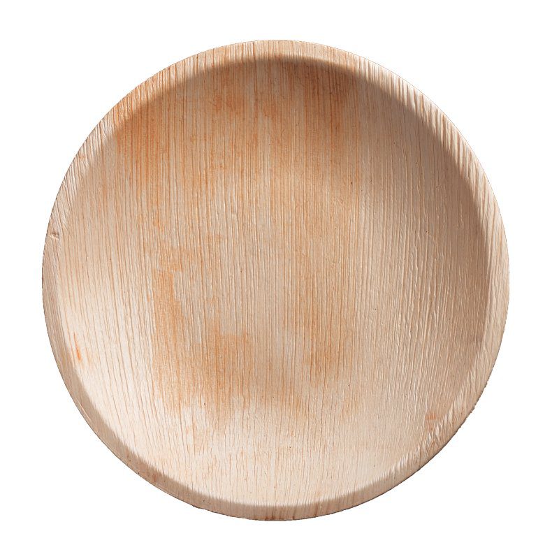 Round palm leaf plate — Ecodyne wholesale product