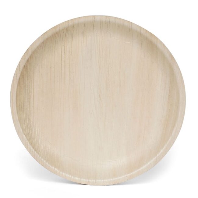 7 inch round classic palm leaf plate — Ecodyne wholesale tableware manufacturer