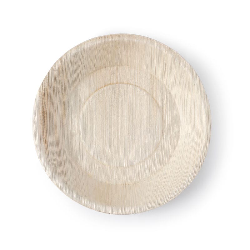 8 inch round standard palm leaf plate — Ecodyne wholesale tableware manufacturer