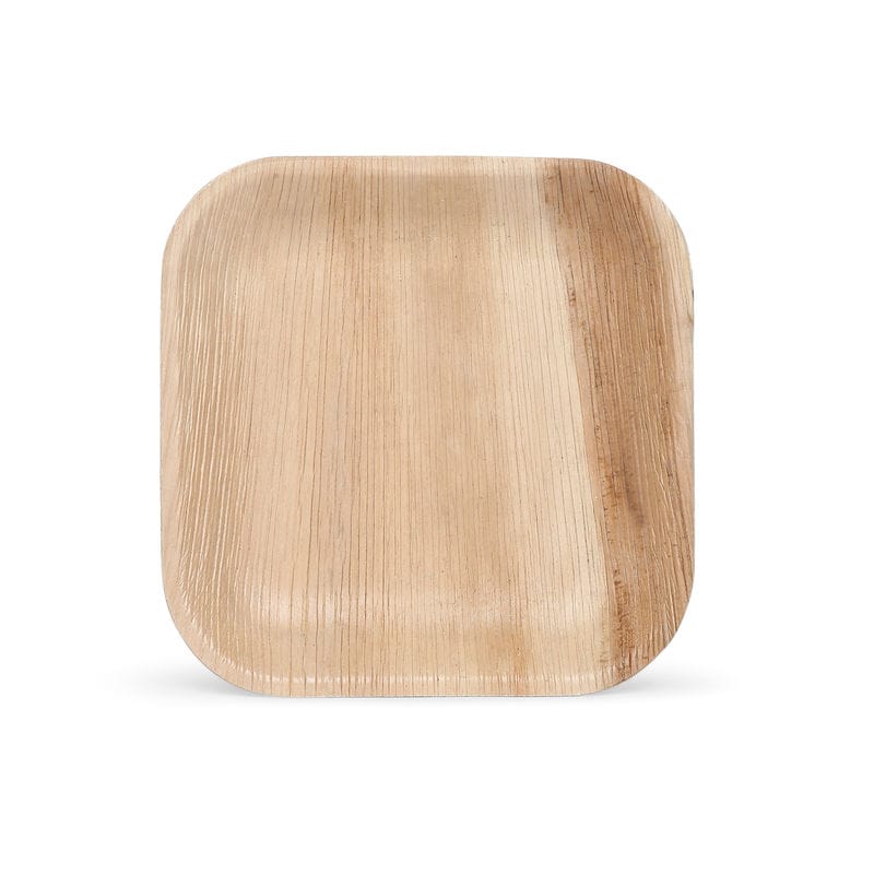 6 inch square classic palm leaf plate — Ecodyne wholesale tableware manufacturer