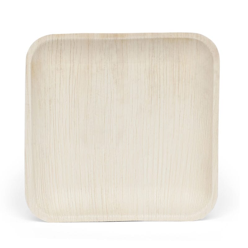 10 inch square classic palm leaf plate — Ecodyne wholesale tableware manufacturer